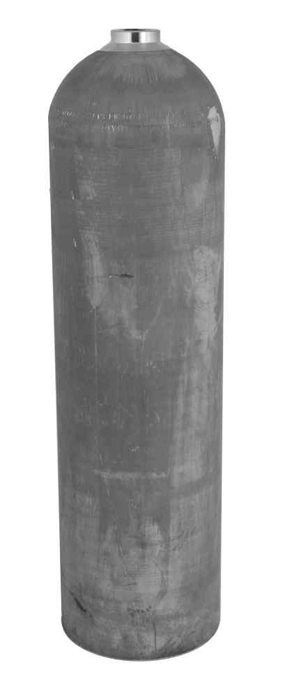 S80 fľaša tlaková hliníková natural 11,1 l - 207 bar, ventil podľa výberu 