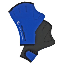 Plavecké rukavice SWIM GLOVE / Swim Glove GRY/YEL - obrázek