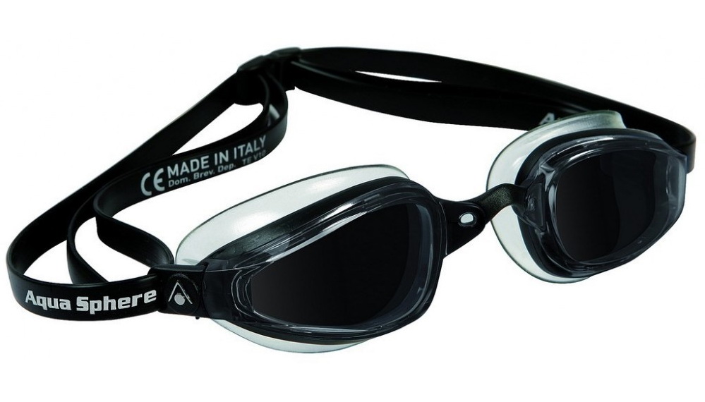 Plavecké okuliare K 180 - obsolete čierna / dymová