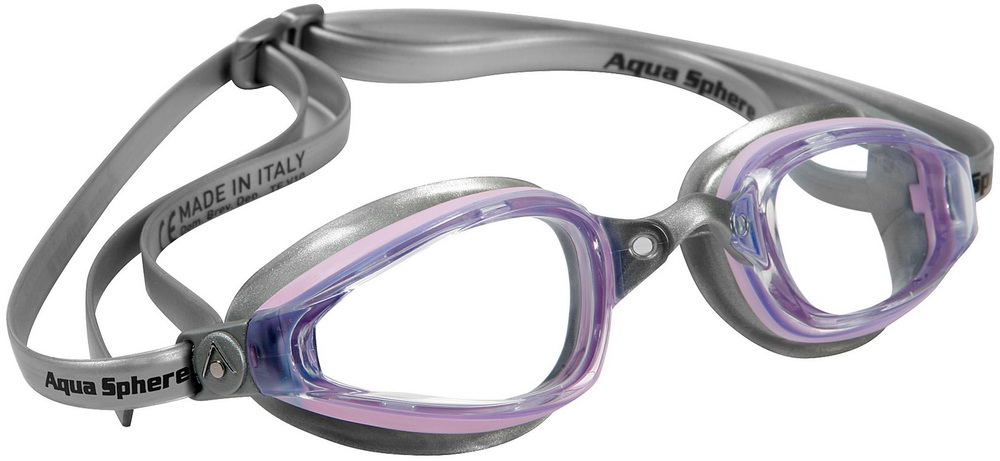 Plavecké okuliare K 180 LADY - obsolete sivá / transparent