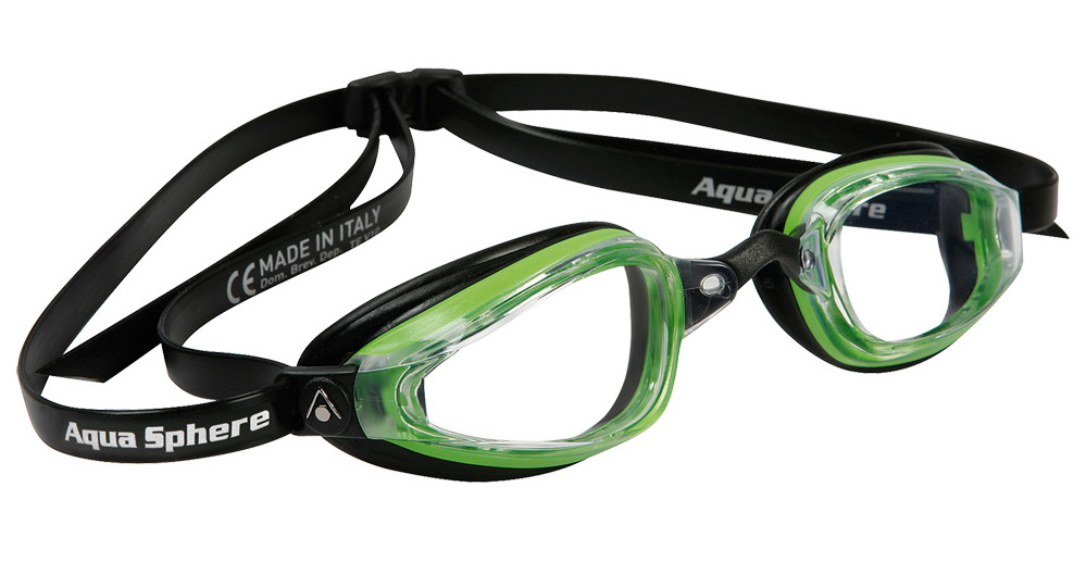 Plavecké okuliare K 180+ (MICRO-GASKET) - obsolete zelená / transparent