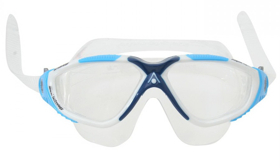 Plavecká maska VISTA - obsolete biela / transparent