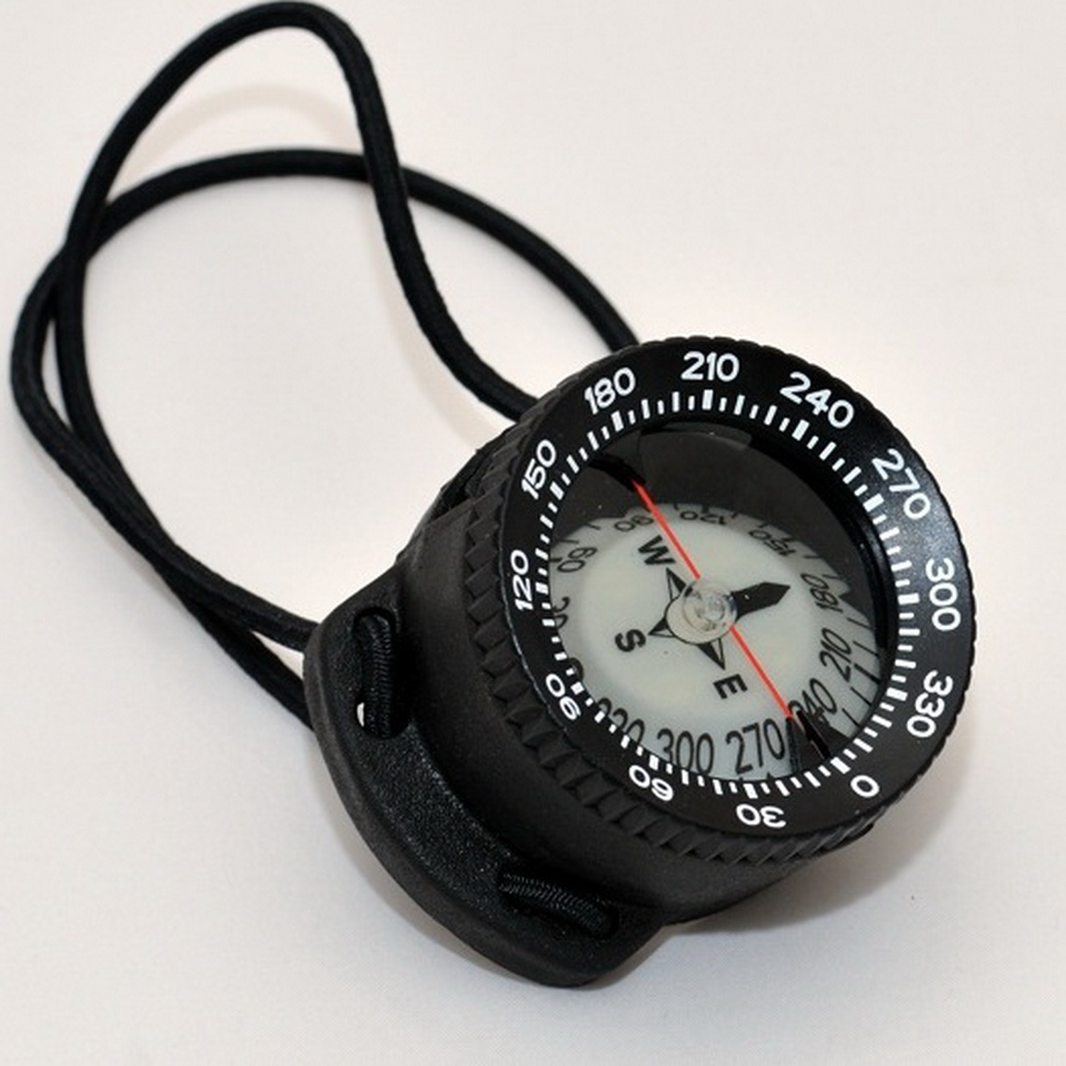 Kompas 30° s držiakom - čierny