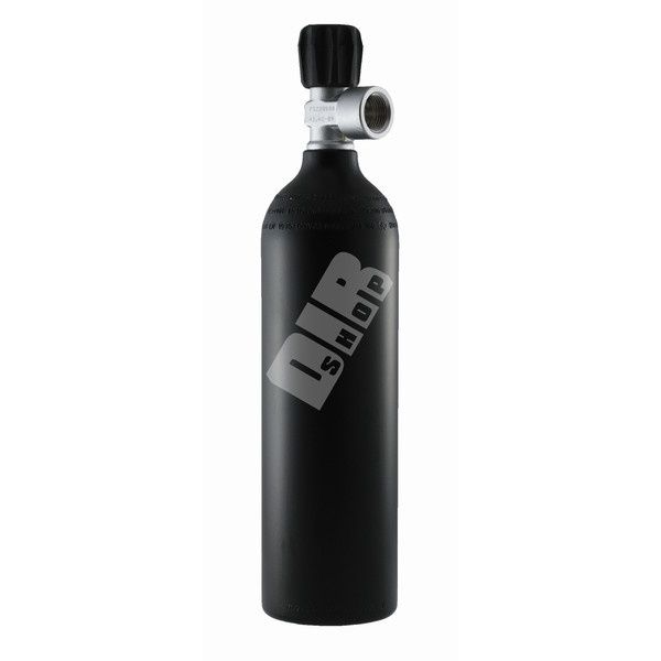 0,85 l fľaša tlaková hliníková na argón - 200 bar, s ventilom