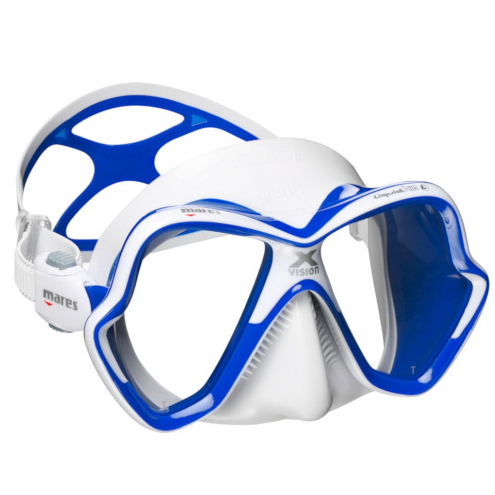 X-VISION ULTRA LIQUIDSKIN potápačská maska číre / bielomodrá / bielomodrá - CL BLW-BLW