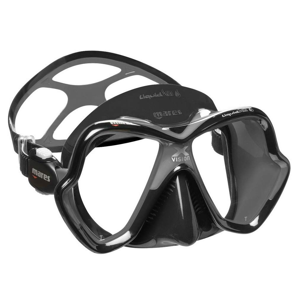 X-VISION ULTRA LIQUIDSKIN potápačská maska číre / čiernosivá / čiernosivá - CL GRK-GRK