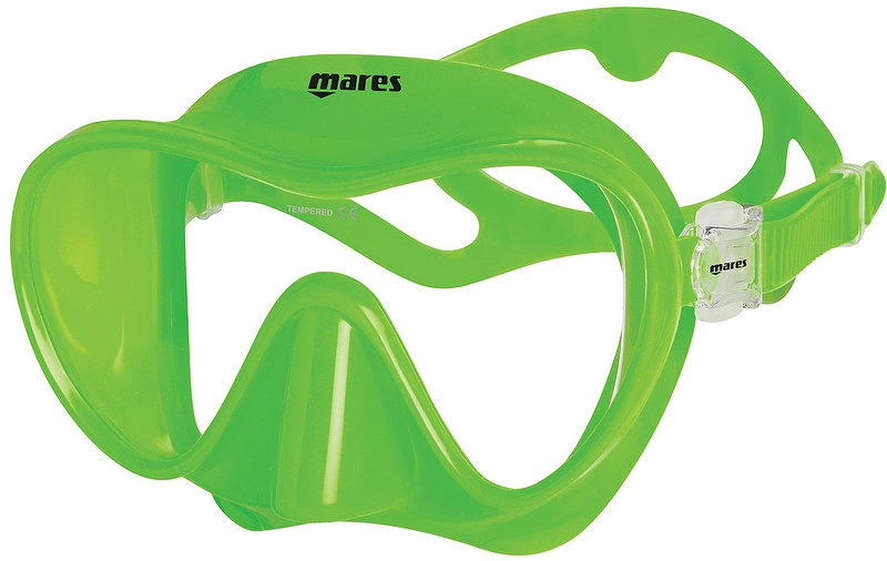 TROPICAL potápačská maska zelená