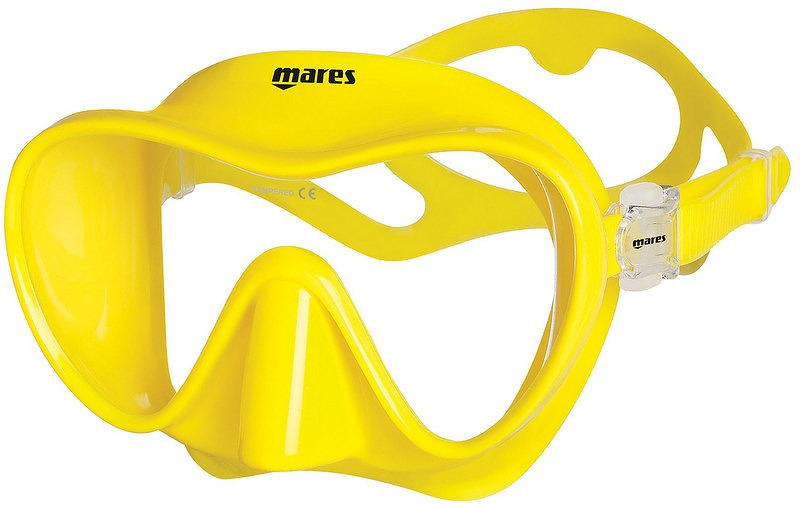 TROPICAL potápačská maska žltá