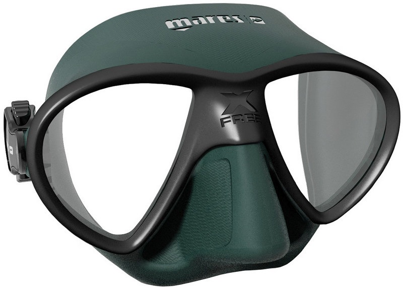 X-FREE potápačská maska zelená/čierna GNBK