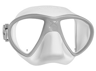 X-FREE potápačská maska biela/sivá WHGR