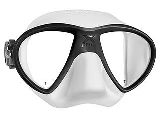 X-FREE potápačská maska biela/čierna WHBK