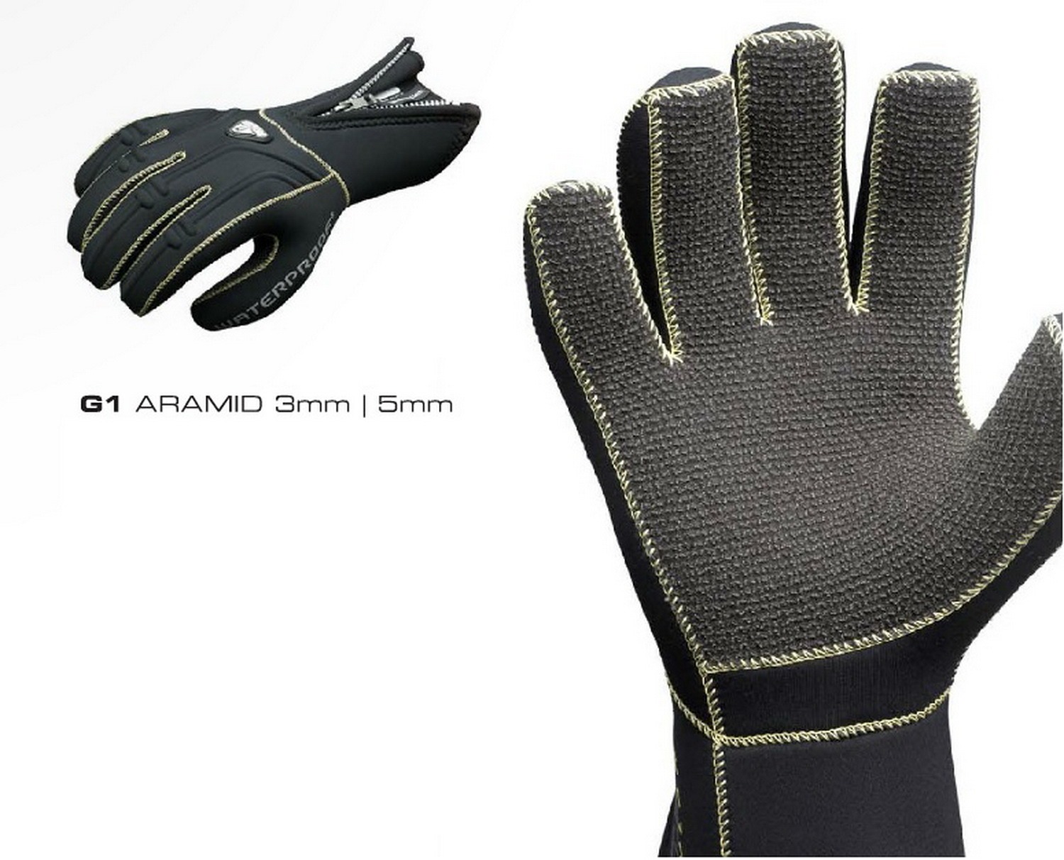 G1 ARAMID 5 mm kevlarové neoprénové rukavice 