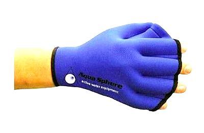 Plavecké rukavice SWIM GLOVE / Swim Glove GRY/YEL 
