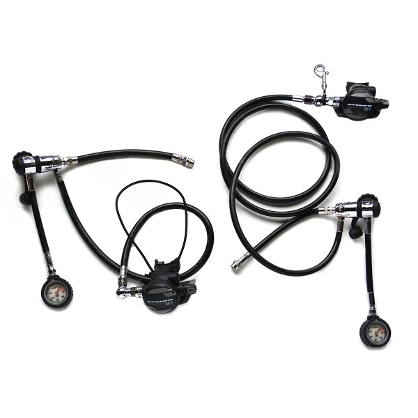 SET SIDE - 2x M1 DIN + 2x SM-36 + hose set + swivels + bungee kit