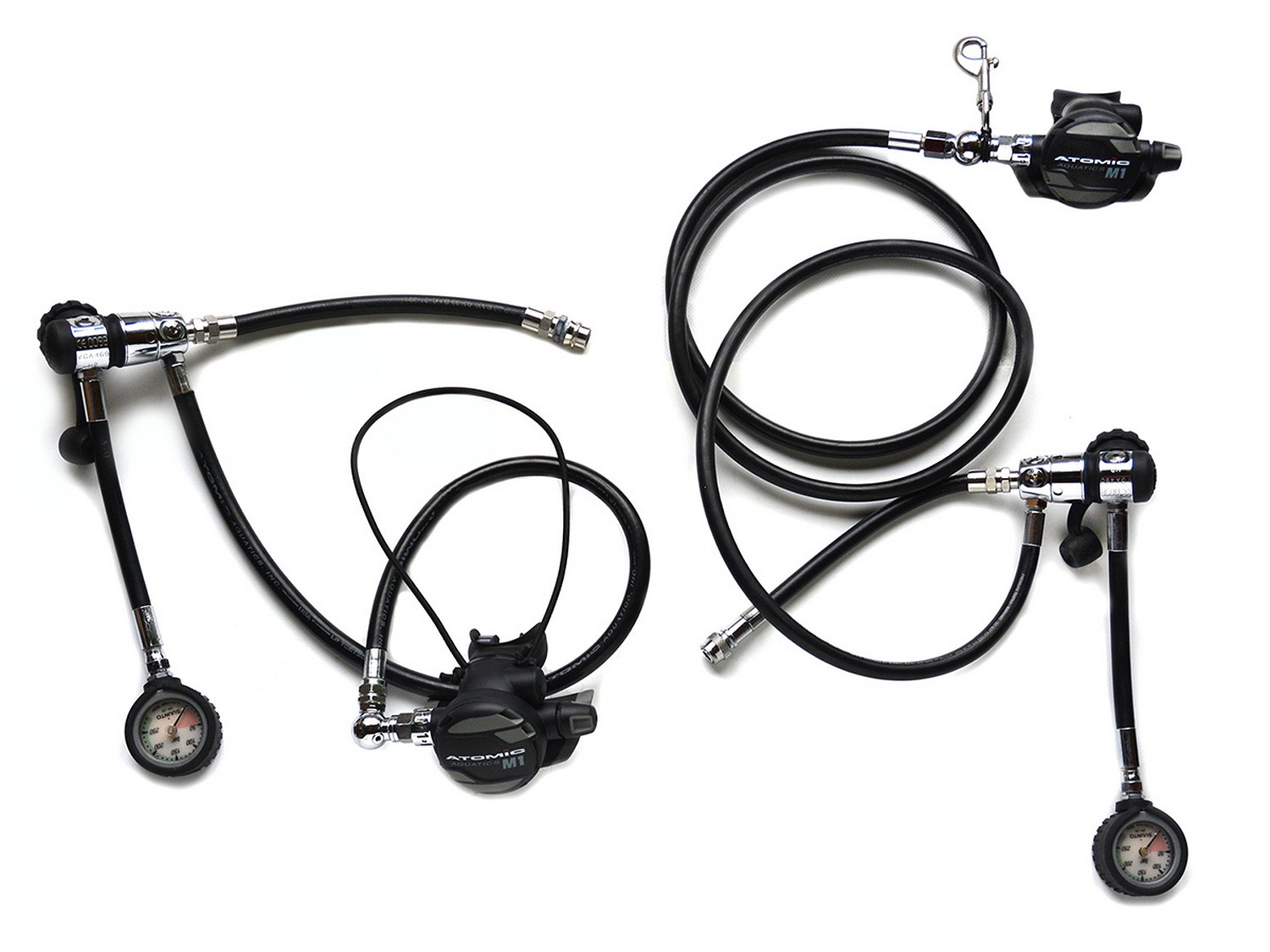 SET SIDE - 2x M1 DIN + 2x SM-36 + hose set + swivels + bungee kit