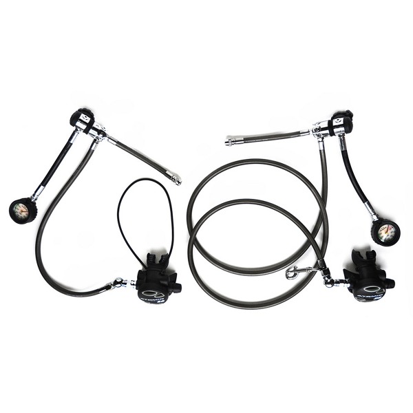 SET SIDE - 2x Z2 DIN + 2x SM-36 + hose set + swivels + bungee kit