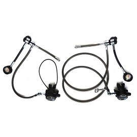 SET SIDE - 2x Z2 DIN + 2x SM-36 + hose set + swivels + bungee kit - obrázek
