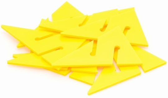 Jaskyniarská smerová šípka žltá veľká - 10ks 