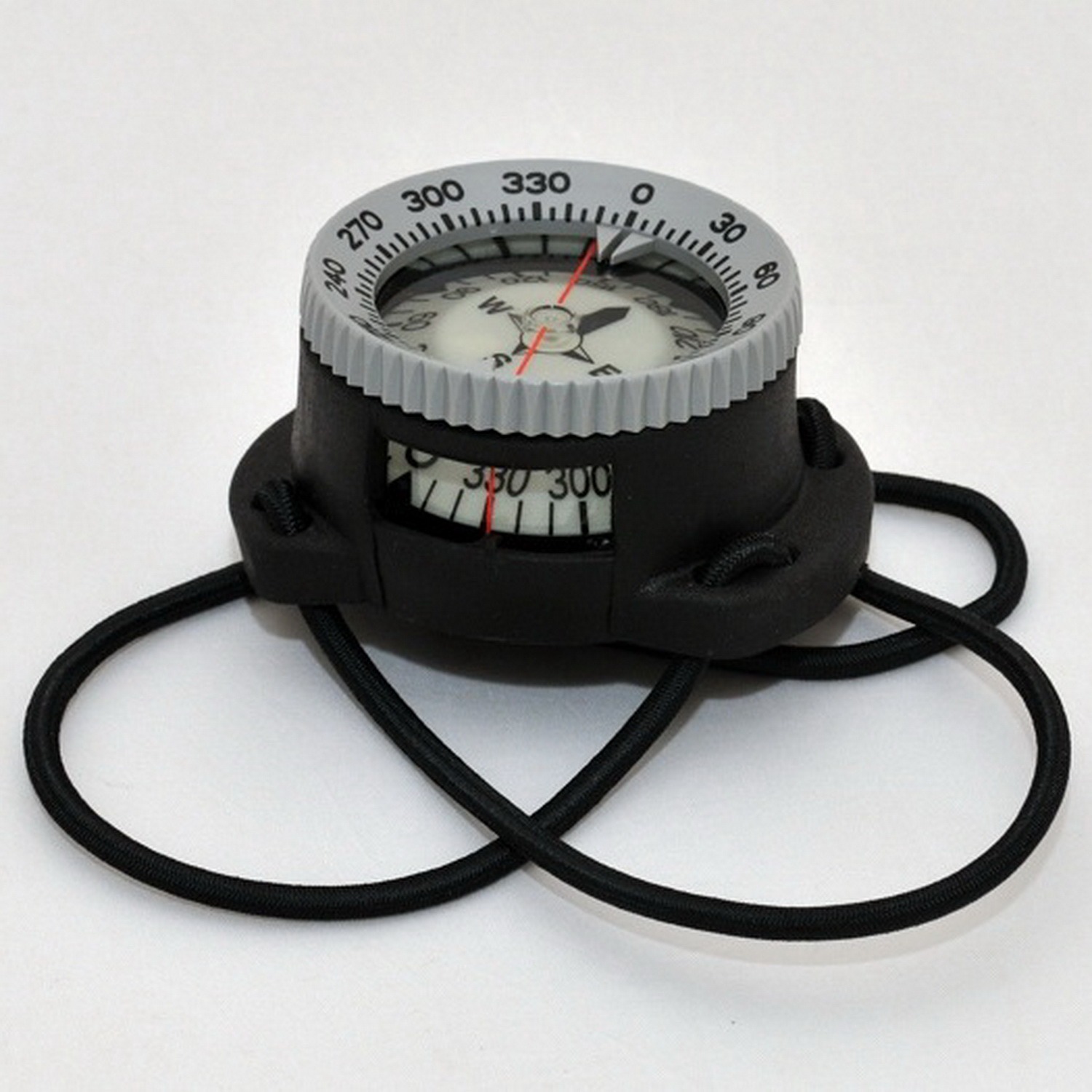 Kompas 30° s držiakom - šedý