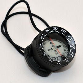 Kompas 30° s držiakom - čierny - obrázek