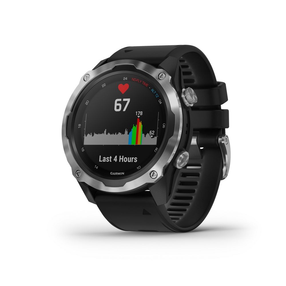 Počítač Descent™ Mk2, Stainless Steel, Black Band - obsolete 
