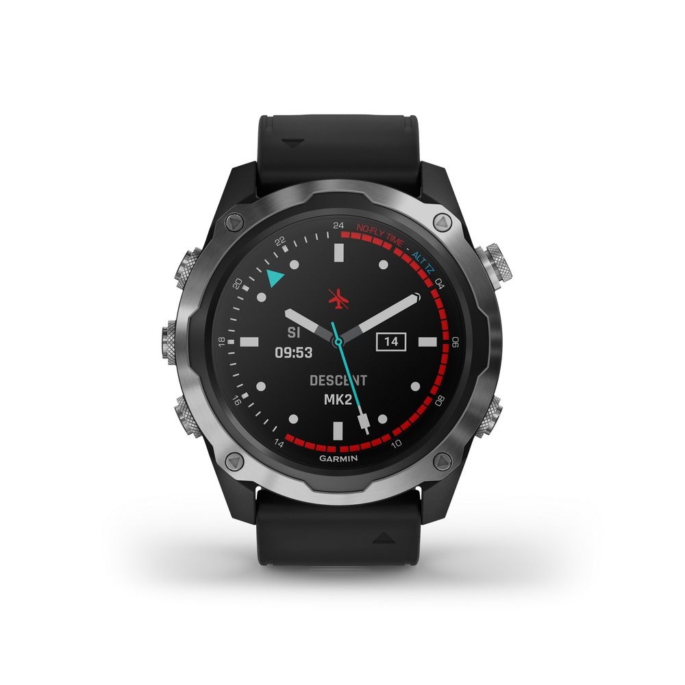 Počítač Descent™ Mk2, Stainless Steel, Black Band - obsolete 