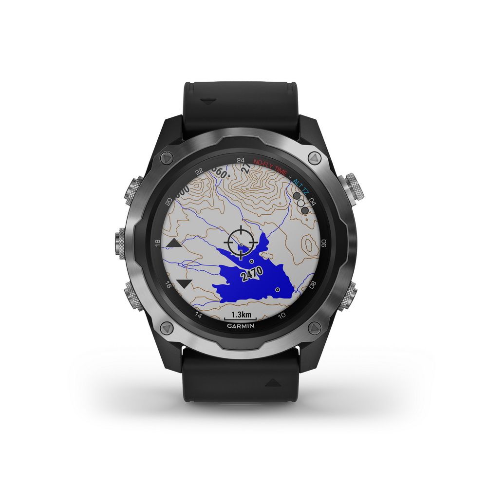 Počítač Descent™ Mk2, Stainless Steel, Black Band - obsolete 