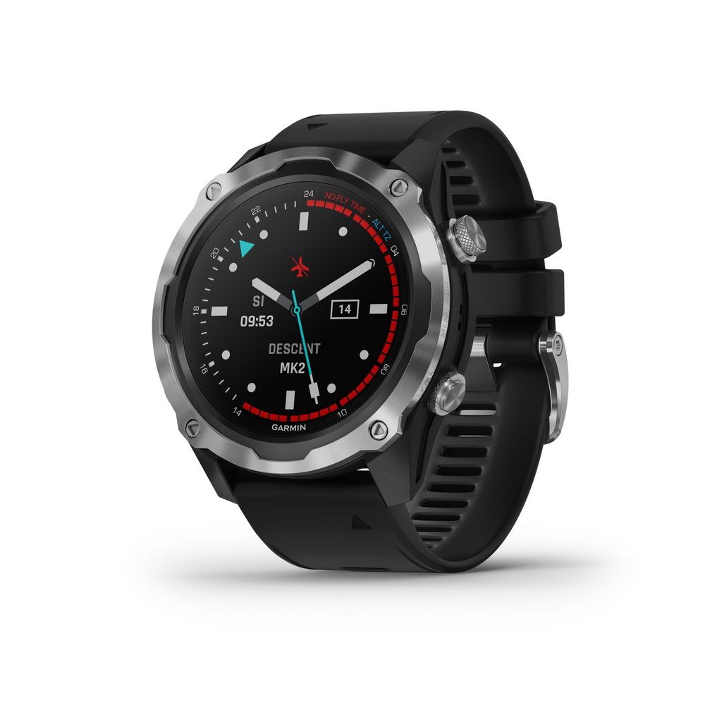 Počítač Descent™ Mk2, Stainless Steel, Black Band - obsolete 