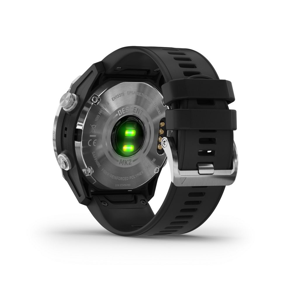 Počítač Descent™ Mk2, Stainless Steel, Black Band - obsolete 