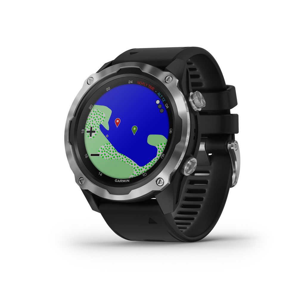 Počítač Descent™ Mk2, Stainless Steel, Black Band - obsolete 