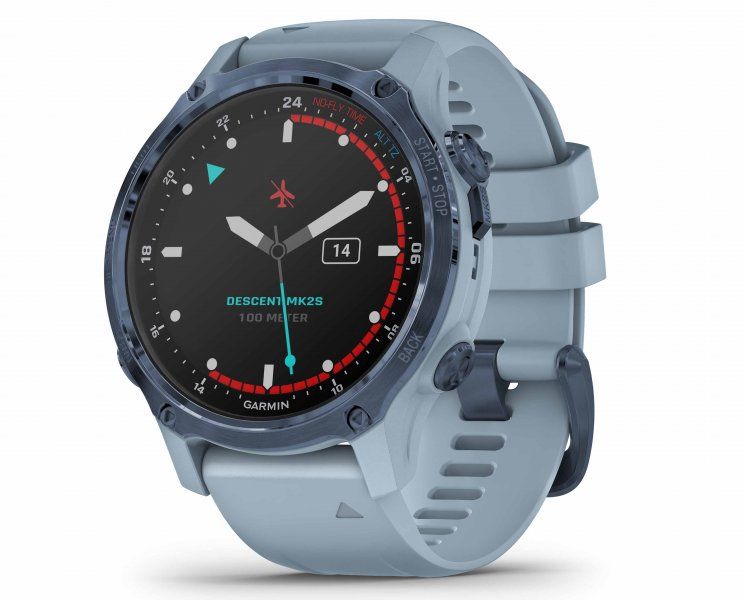 Počítač Descent™ Mk2S, Mineral Blue, Sea Foam Band - obsolete 