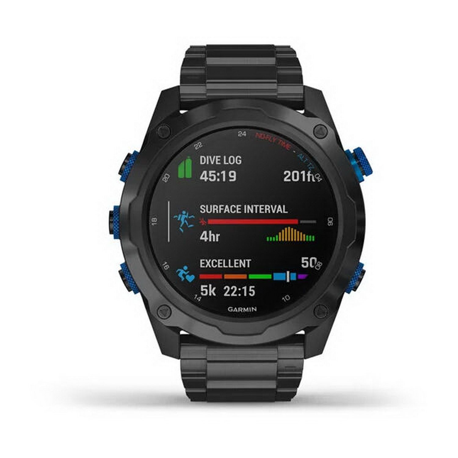 Počítač Descent™ Mk2i Sapphire Gray, DLC Titanium Band + T1  - obsolete 
