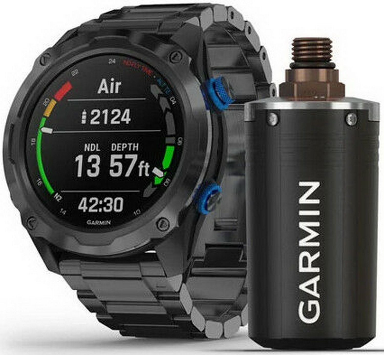 Počítač Descent™ Mk2i Sapphire Gray, DLC Titanium Band + T1  - obsolete