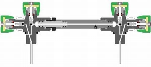 Spojka ventilov T-SP173-204 mm 