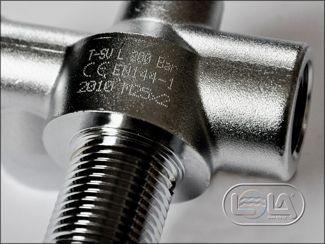 Ventil  T-SVO bar  200 NITROX - 2 x DIN 