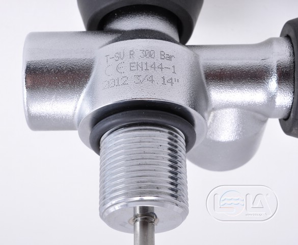 Ventil  T-SVO bar  300 NITROX - 2 x DIN 