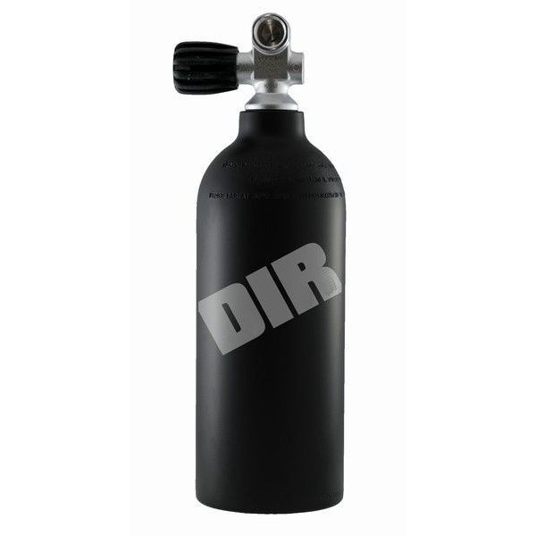 1,5 l fľaša tlaková hliníková na argón - 232 bar, s ventilom