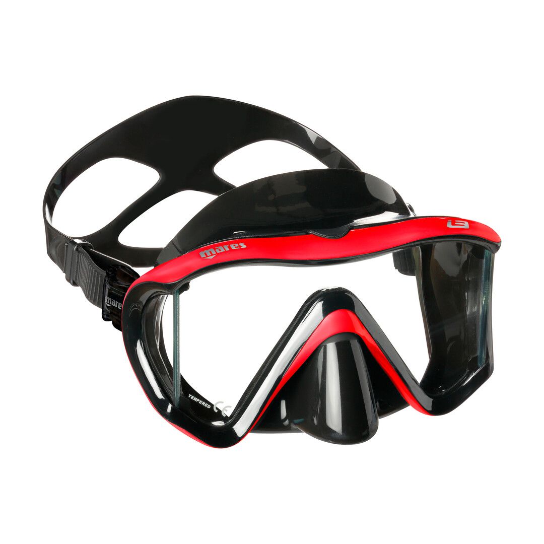 I3 SUNRISE potápačská maska transparentná / biela - CLWH