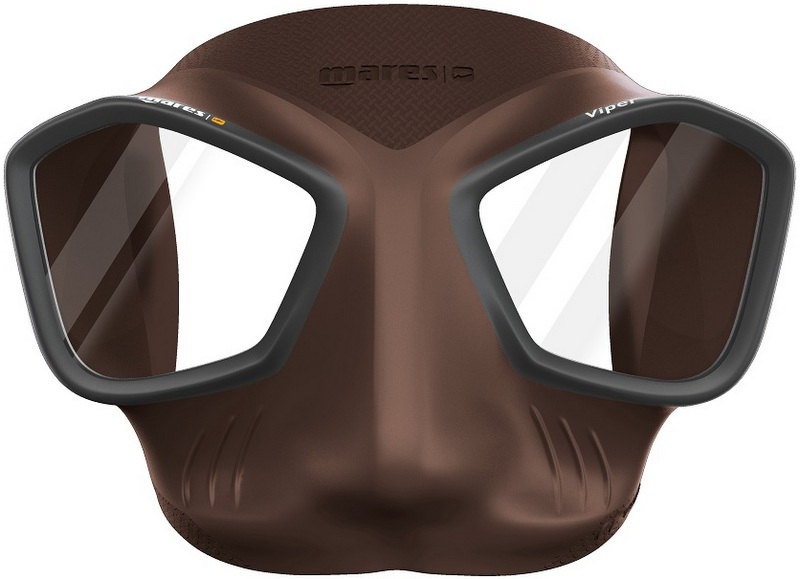 VIPER potápačská maska hnedá