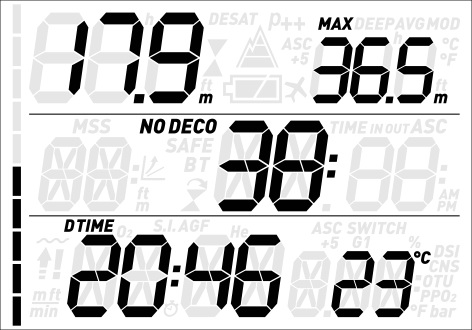 Potápačský počítač QUAD AIR 