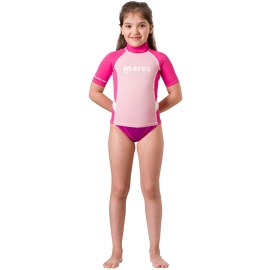 Tričko RASH GUARD JUNIOR - KRÁTKÝ RUKÁV - dievčenské - obrázek