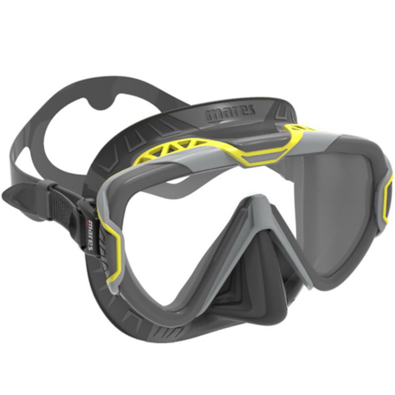 PURE WIRE potápačska maska čierna / žltá GRYBK
