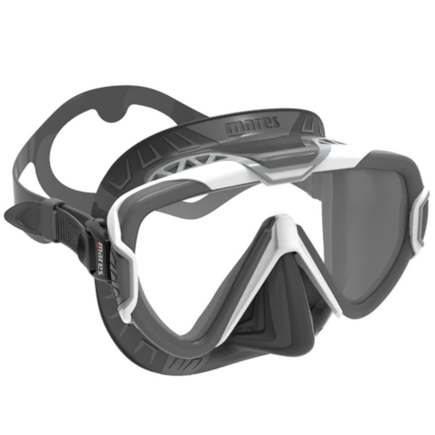 PURE WIRE potápačska maska čierna / biela WHGBK