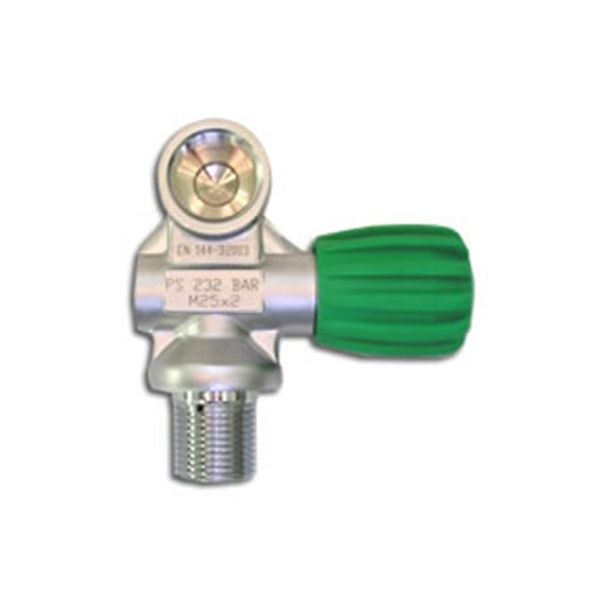 Ventil na mono fľašu Nitrox/O2 ľavý