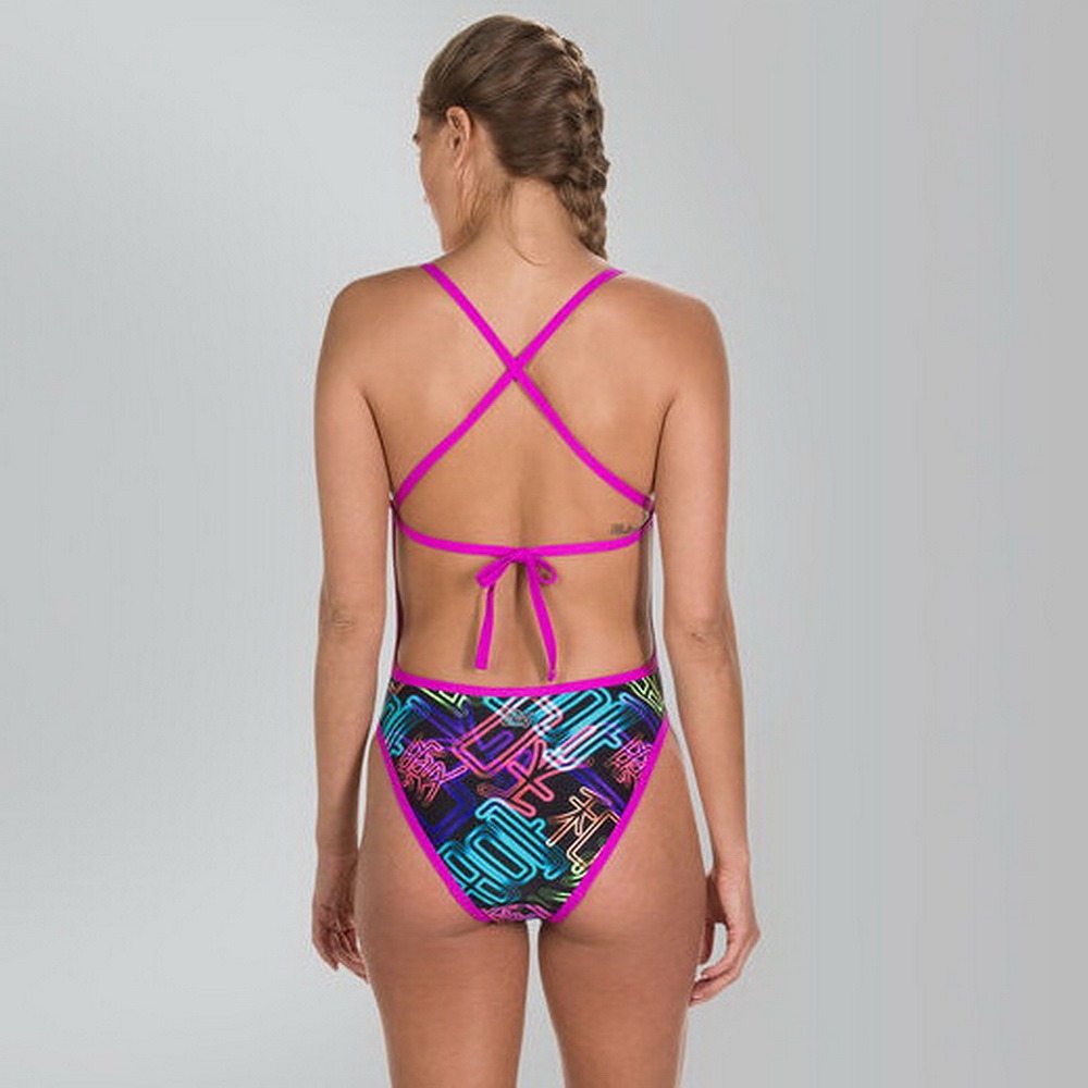 Dámske plavky Kanji Neon Cross Tieback 