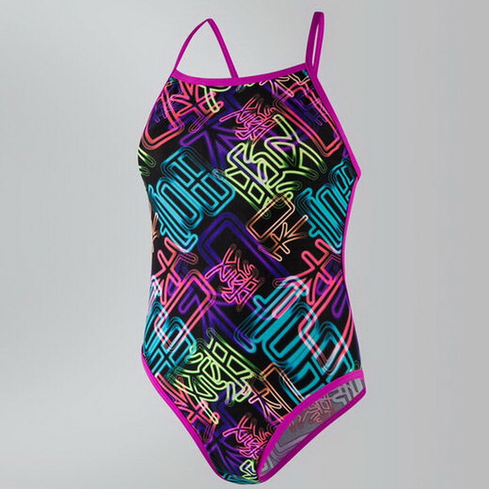 Dámske plavky Kanji Neon Cross Tieback