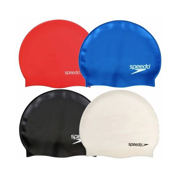 Plavecká čiapka Junior Plain Flat Silicone Cap