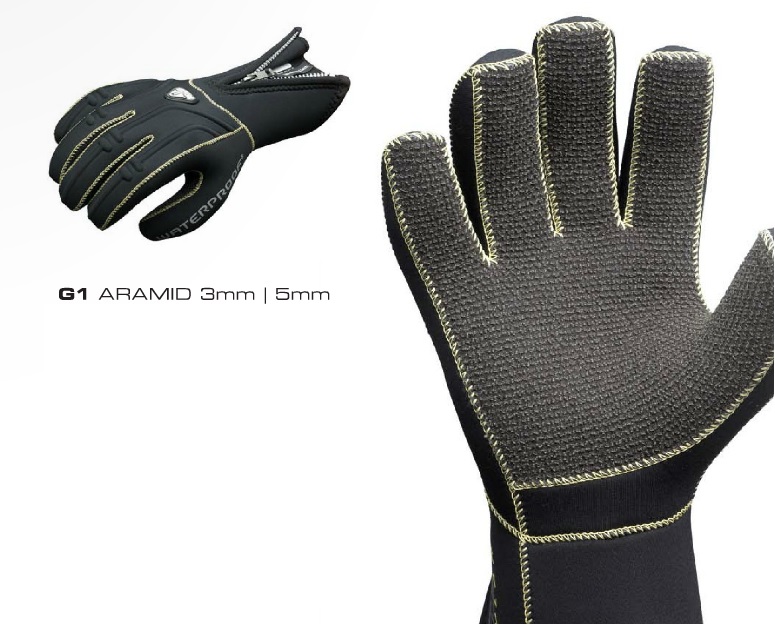 G1 ARAMID 3 mm kevlarové neoprénové rukavice 