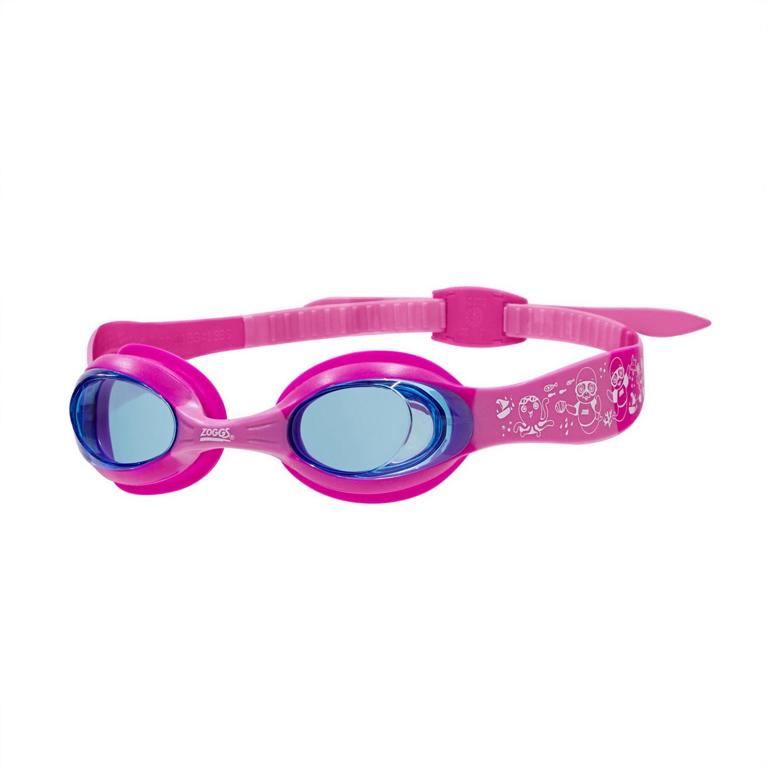 Plavecké okuliare LITTLE TWIST ružová / modrá